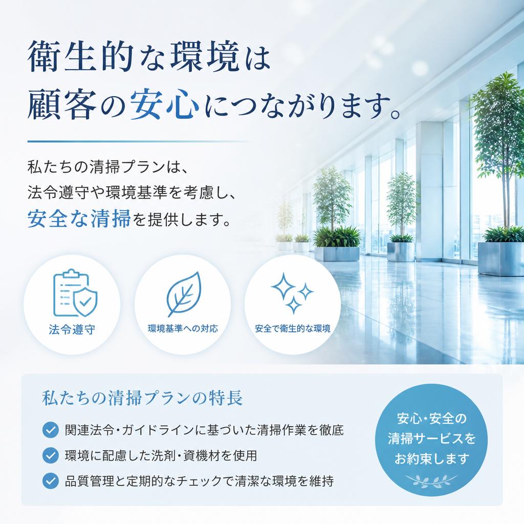 高い環境衛生基準の実現