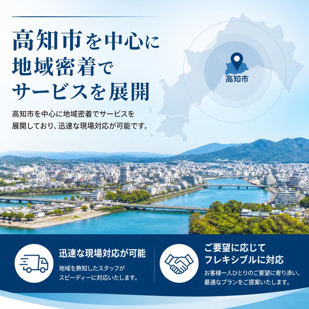 地域密着で迅速な対応